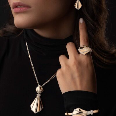 خرید نیم ست وترا از بهساگلد بهترین طلافروشی ایران